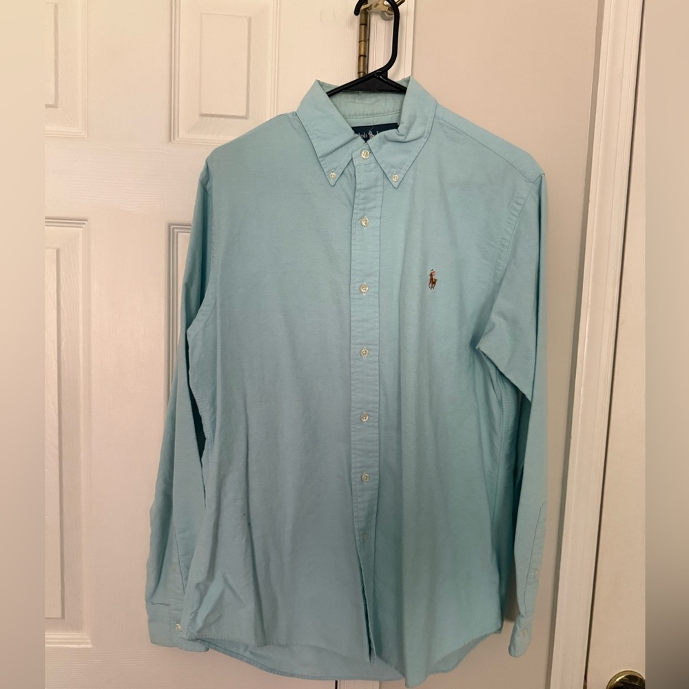 Ralph Lauren Pale Blue Button-Down Shirt
